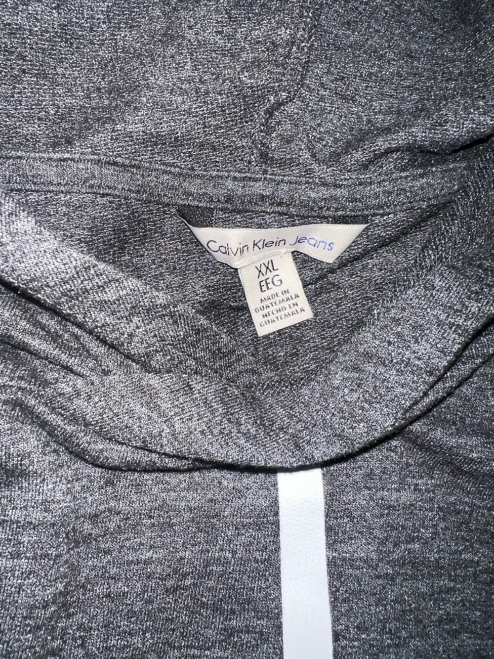 Calvin Klein Dark Gray Hoodie - Womens XXL - Picture 3 of 4